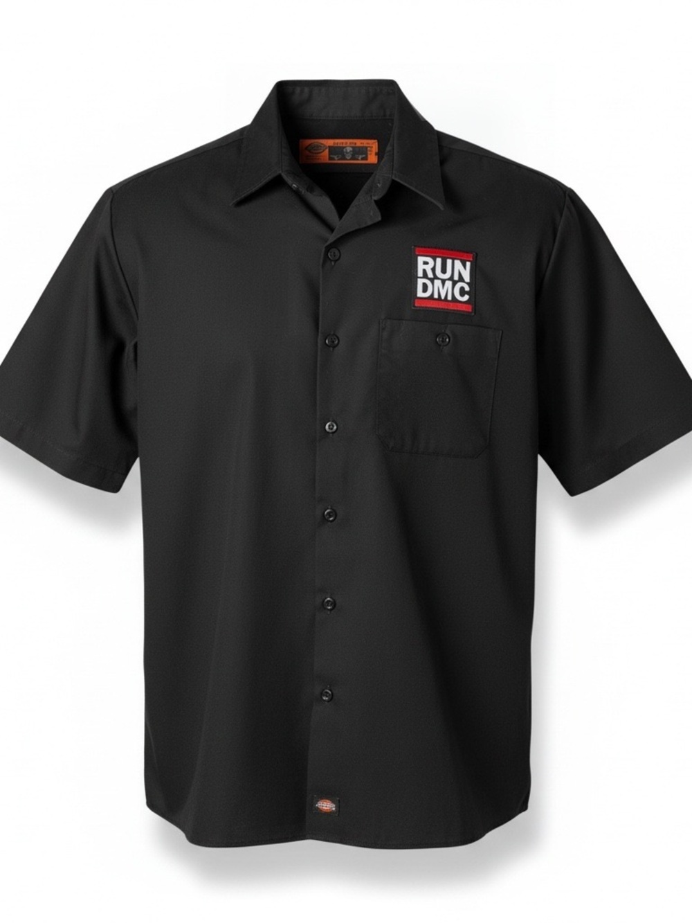 Dickies RUN DMC Black Short-Sleeve Work Shirt